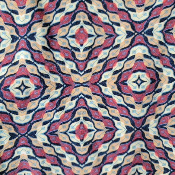 Tall and Curvy LuLaRoe Rust Gold Southwest Geometric Buttery Soft Leggings TC - Picture 10 of 16